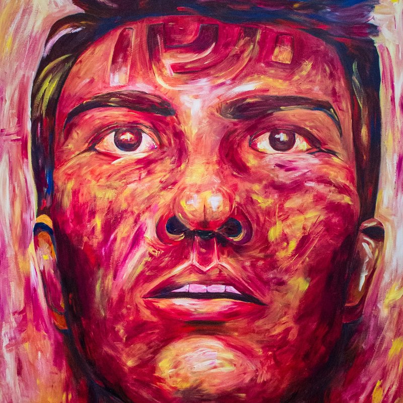 Sealed by God, acrylic on canvas, by Nikolaos Giannakakis